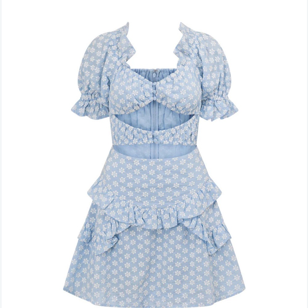 SABO Jaycee dress-floral ruffle dress